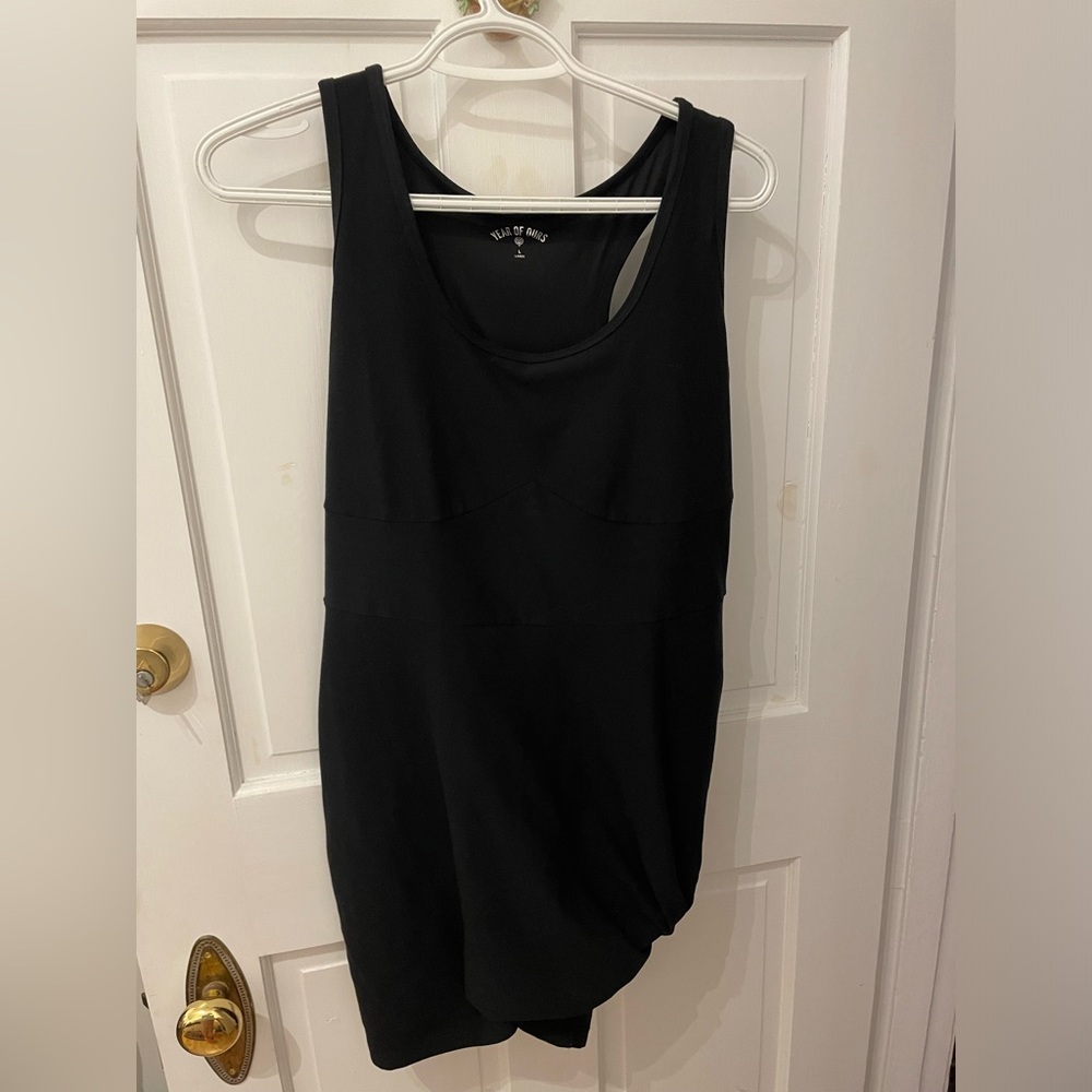 Black athletic skort (built in shorts beneath skirt)